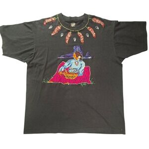 Vintage Screen Stars Best Southwest Chili Pepper Graphic T-Shirt Black XL USA